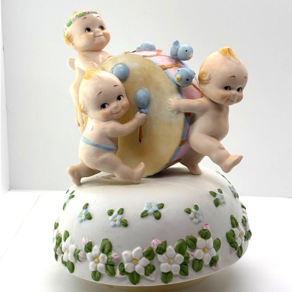 1985 Jesco Kewpie by Rose O'Neill Parade of Love Music Box #5167 *READ*